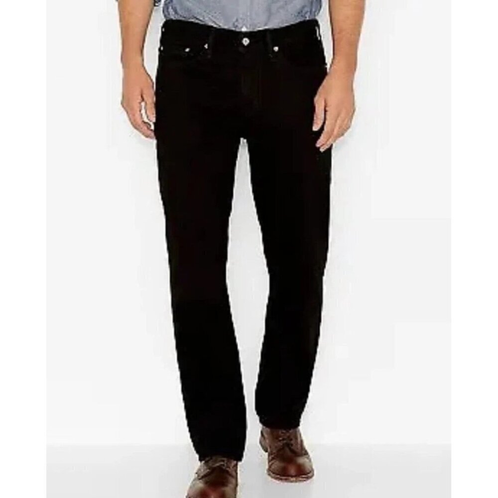 Levis 514 Men's W36 L30 Black Straight Jeans